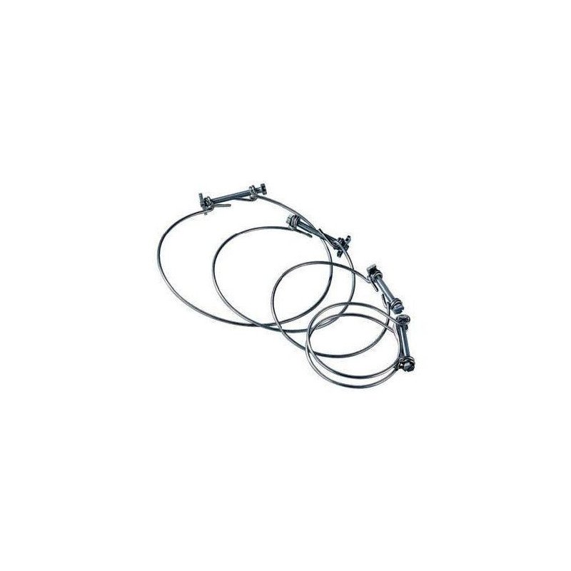 COLLIER DE SERRAGE ACIER INOXYDABLE Ø80/125 MM (X2) - UNELVENT - 860097