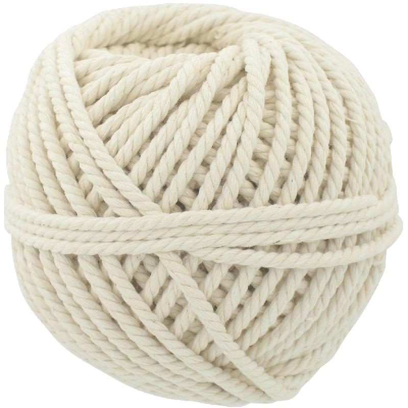 CORDEAU COTON CÂBLE 2MM 100G - CORDERIES TOURNONAISES - 50/0609