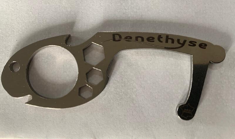 Crochets Patouche anticontaminations personnalisables multifonctions en inox contre Covid19_0