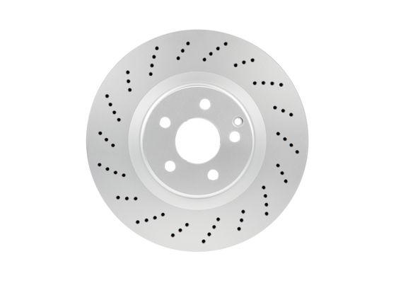 Disque de frein Bosch 0986479764 - Avant, poinçonné et ventilé, 5 trous, épaisseur 32 mm_0