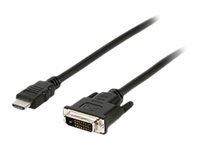 DLH CABLE HDMI MALE - DVI-D MALE 1.8M NOIR