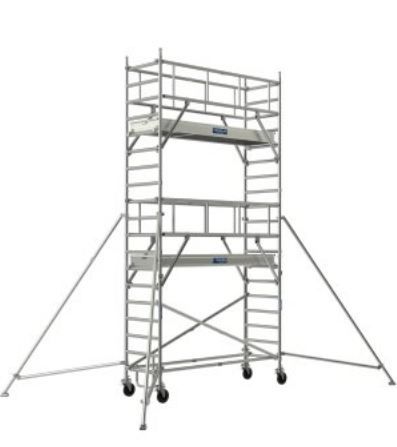 Échafaudage roulant aluminium Neolium 250 Box - Comabi SNC - hauteur de travail maximale 14 m - aluminium soudé - plancher 2,40 x 0,66 m_0
