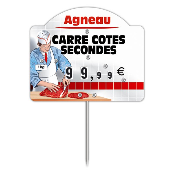 ETIQUETTETRAD'ETIQ TOP VOTRE BOUCHER À  PIQUE & À  TEXTE