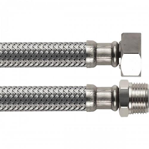 FLEXIBLE - FEMELLE/MÂLE - FILETE - 500MM / 12X17-12X17 DN8 BOUTTÉ