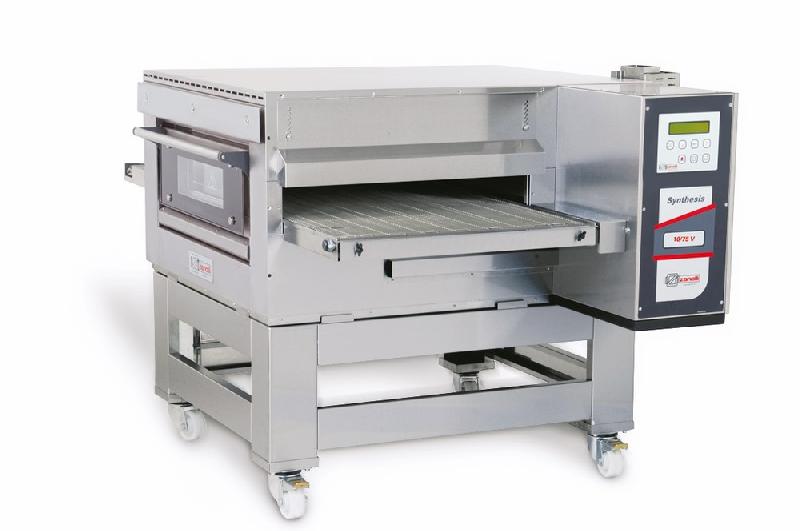 Four à tunnel ventilé à gaz - Zanolli SY1280VG - Tapis 80cm avec support - Max 220 pizzas/h_0