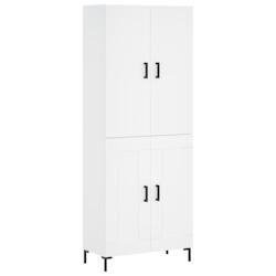Helloshop26 - Buffet bahut commode armoire meuble de rangement organisateur cuisine salle de séjour salon haut 69,5 x 34 x 180 cm 02_0032652 - 300021_0