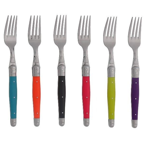 JEAN DUBOST Coffret de 6 fourchettes - Laguiole Tonic Mix - 035-1053770_0