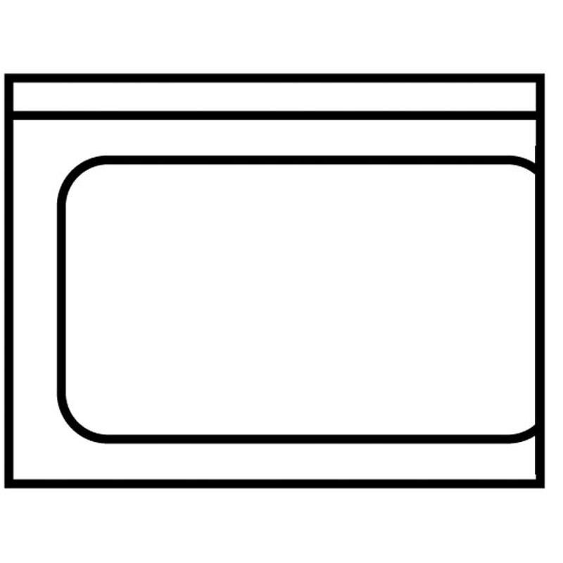 KBS Table d'écoulement à gauche sans fond avec rebord 700x700x850 mm - inox 20390014_0