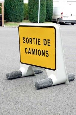 KC1-H - Panneau de chantier rétroréfléchissant en plastique - Direct Signalétique_0