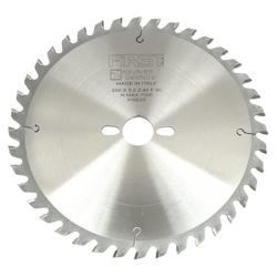 Lame de Scie Circulaire HM D. 250 x Al. 30 x ép. 3,2/2,2 mm x Z40 Alt pour Bois - GAMMA III - FIRST ITALIA - gris 8052011380239_0