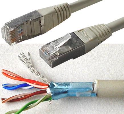 CÂBLE BLINDÉ SOUPLE 2 M FTP RÉSEAU 10/100/1000 BASE T. - MANUTAN COLLECTIVITÉS