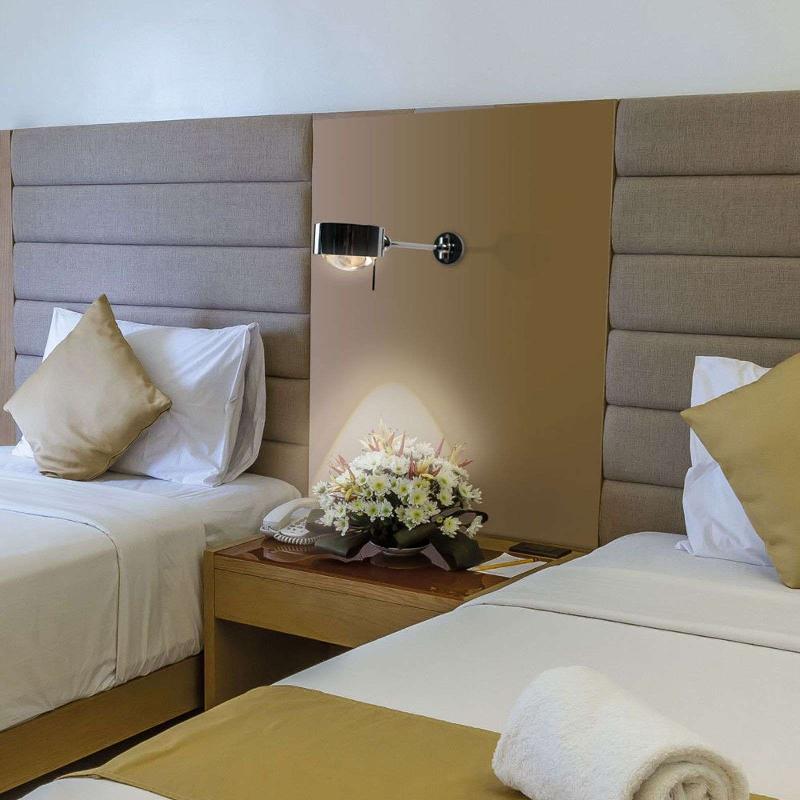 TOP LIGHT LAMPE DE LECTURE PUK MAXX HOTEL 34 CM CHROME