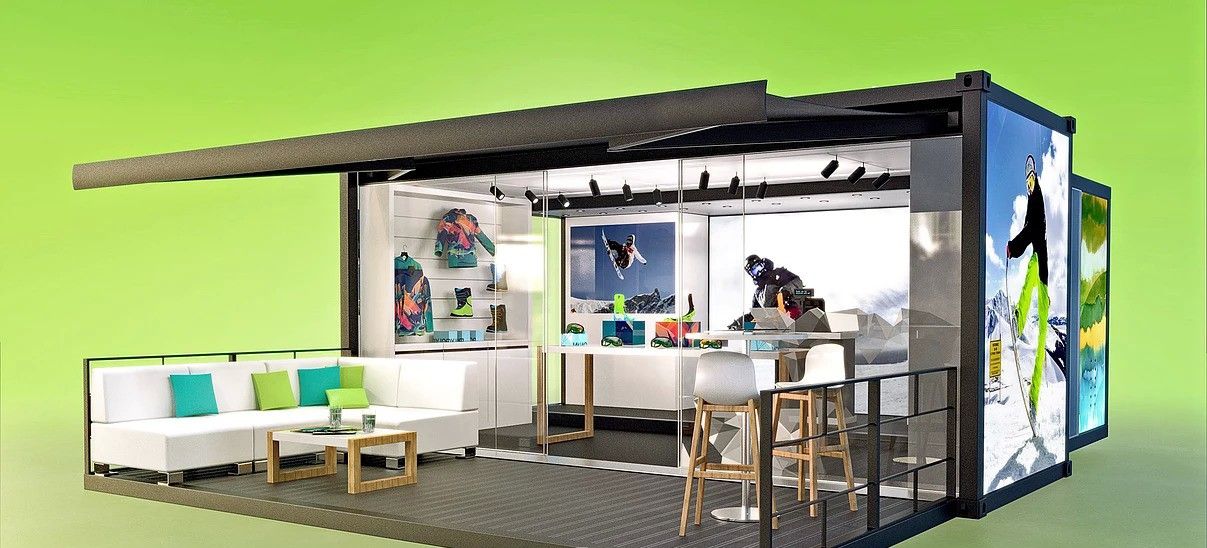 Module container exposition ISK12 type 5 - design luxueux et robuste pour foires et salons professionnels_0