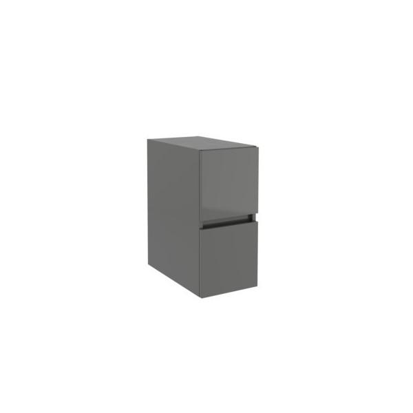 MODULE FUSSION LINE 250 2 TIROIRS GRIS BRILLANT 250 X 540 X 450 MM - SALGAR 23373