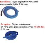 Motopompe thermoplastique essence 45 m3/h - WORMS EX17 - Liquides agressifs - Ø 50 mm - 11579885_0