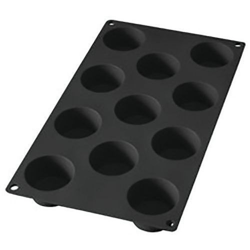 MOULE À MINI MUFFINS DE 11 CAVITÉS DE COULEUR NOIRE
