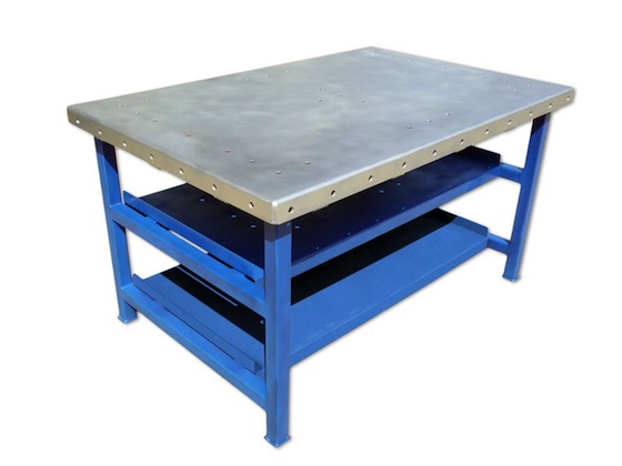 Table de soudure robuste - 1500x1000x850 mm - poids 250 kg - Oskar_0