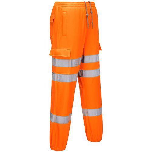 PANTALON DE JOGGING HAUTE VISIBILITÉ RT48 ORANGE S - PORTWEST