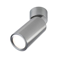 Paulmann Plafonnier LED 3-Step-Dim Turnal  Coin 2700K 470lm 230V 6W gradable Acier brossé 93091 - gris métal 93091_0