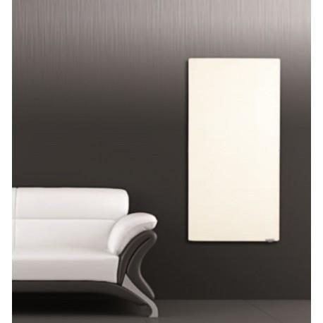 RADIATEUR À INERTIE TOUCH SILICIUM BLANC CACHEMIRE MIMETIC 1300W VERTICAL - VALDEROMA BC13VET
