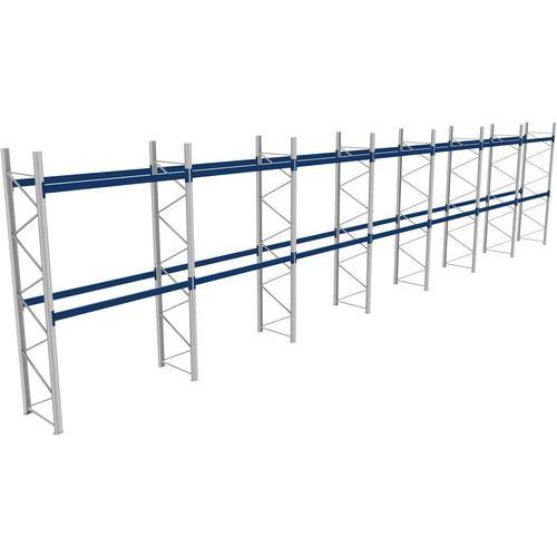 RACK 1 DÉPART + 6 SUIVANTS LXLXH 2700X19900X4500 1000KG 2 NIV - BITO