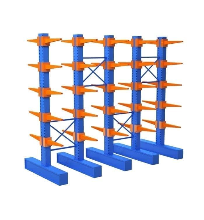 Rayonnage cantilever pour entrepôt - stockage de charges longues et lourdes - simple ou double face_0