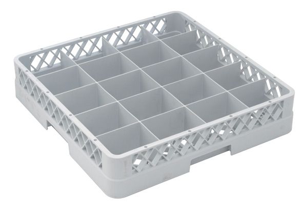 Rbase20t - panier lave-vaisselle en inox - 20 cases pour tasses - dimensions intérieures 115x115x78 mm_0