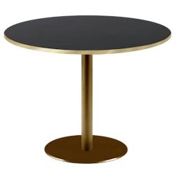 Restootab - Table Ø120cm Rome bistrot noire - noir fonte 3701665200497_0