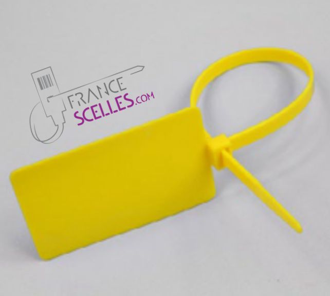 Scellé de sécurité plastique réglable Grande étiquette - MACSY - Personnalisation -_0