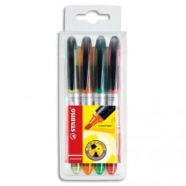 STABILO POCHETTE DE 4 SURLIGNEURS ENCRE LIQUIDE NAVIGATOR ASSORTIS 545-4