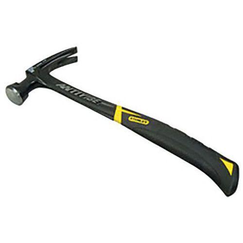 STANLEY 1 MARTEAU ARRACHE-CLOUS ANTIVIBE FORGÉ PANNE DROITE FATMAX