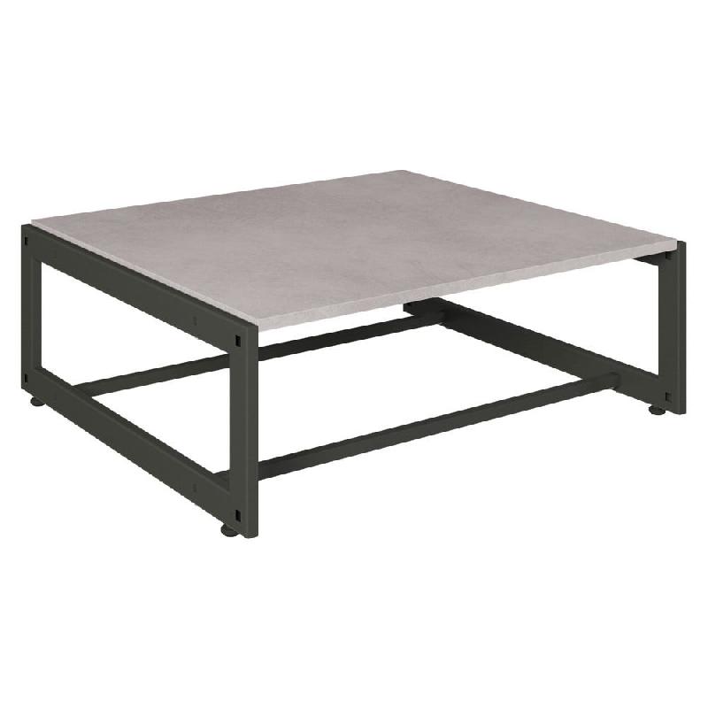 Table de présentation Cage noir 90x80x30cm béton_0