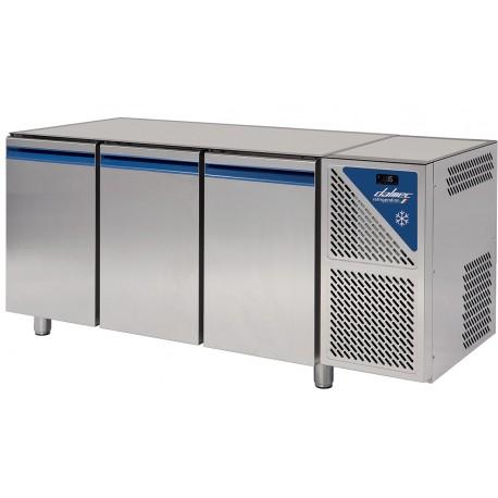Table réfrigérée négative sans dessus -18/-22°C - 606 L - 3 portes pleines - sans groupe logé - TP803NSGSD-3 - Dalmec_0