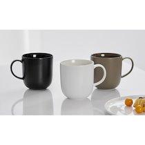 TASSE À CAFÉ 'SONORA', 0,4 L, CRÈME - LOT DE 6