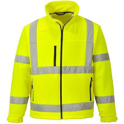 VESTE SOFTSHELL HAUTE-VISIBILITÉ CLASSIC S424 JAUNE S - PORTWEST