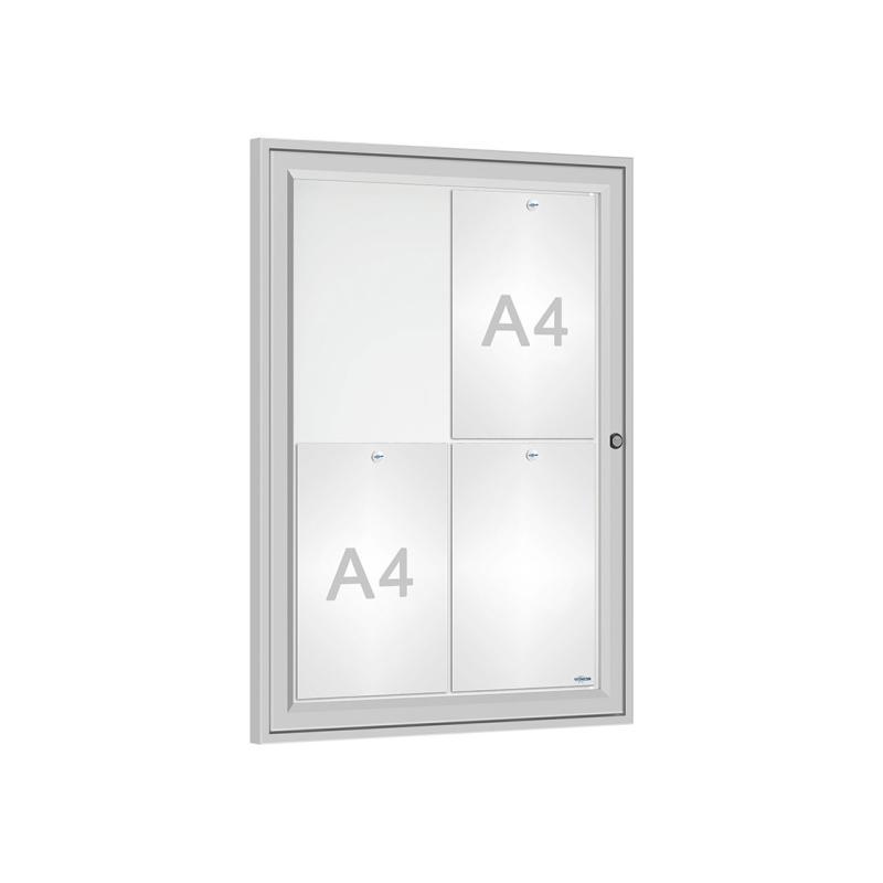 Vitrine horaire 505045 - compatible avec abris voyageurs Milan, Voûte, Province et Modulo - aluminium anodisé_0