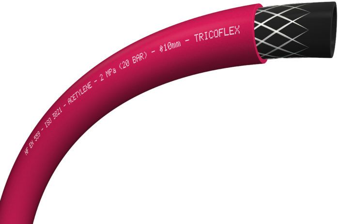 167881 - Tuyau de gaz Tricoflex 20 m - Norme ISO 3821 - Soudage oxy-acétylène_0