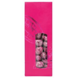 50 SACHETS PAPIERS CONFISERIES FRAMBOISE 70 + 40 X 200 MM
