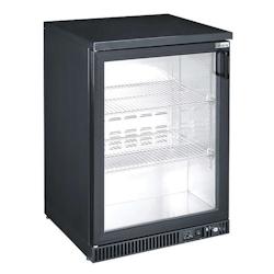 A.C.L - Arrière-bar réfrigéré 1 porte vitrée Battante- Groupe Logé en bas - Skinplate - Avec éclairage LED - gris inox MM297858_0