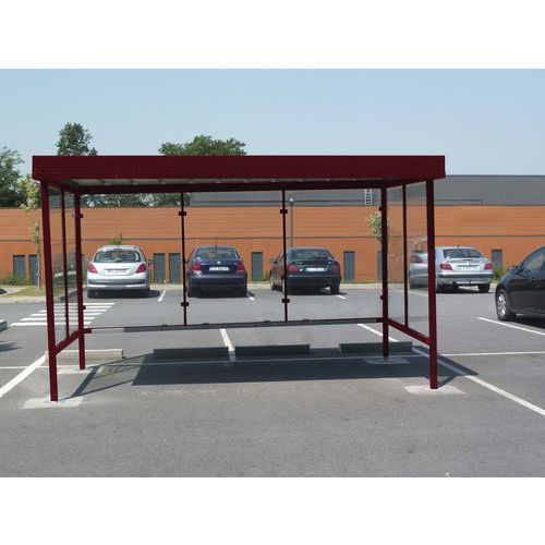 ABRI VÉLOS MOTOS BEAULIEU VITRÉ 3 CÔTÉS 5 X 250 M BORDEAUX - MANUTAN EXPERT