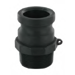 Adaptateur à cames Type F - Fileté mâle BSPT - Polypro - DN 20 - YCFMGPP020_0