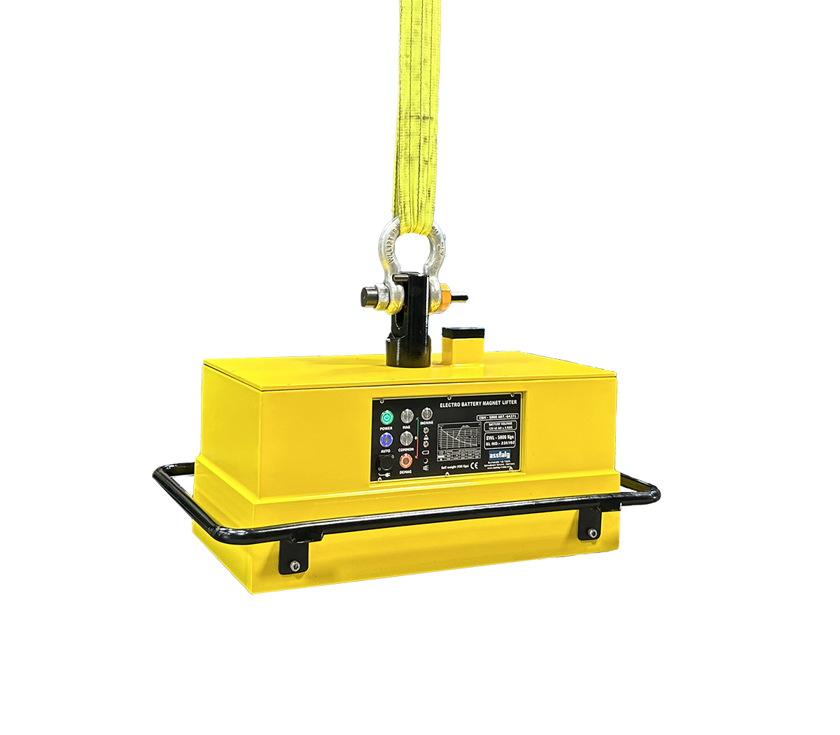 Aimant de levage sur batterie - EPMB 5000 - Capacité jusqu'à 5000 kg avec magnétisation automatique_0