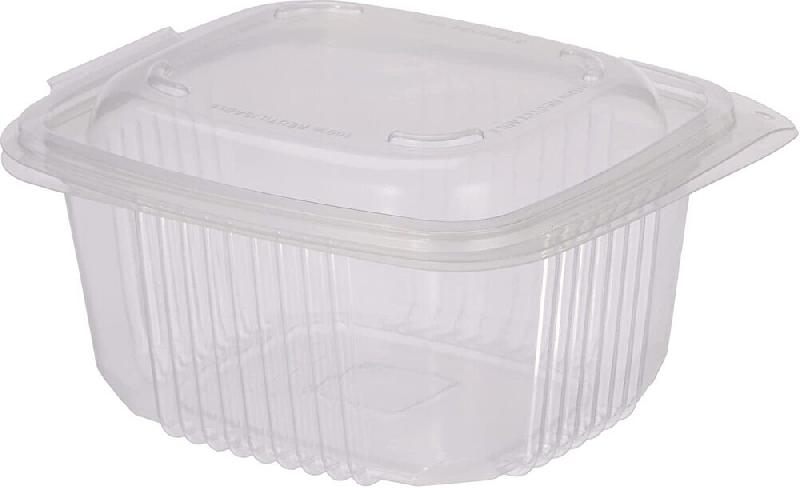 ALPHAFORM Barquette ONDIPACK en Plastique Transparent avec couvercle - 18,5 x 13,5 x 8,4 cm - 105cl - x300 pièces - transparent plastique OK1050_0