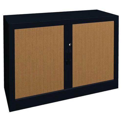 ARMOIRE À RIDEAUX 100 X 69 CM HÊTRE/ANTHRACITE - MANUTAN COLLECTIVITÉS