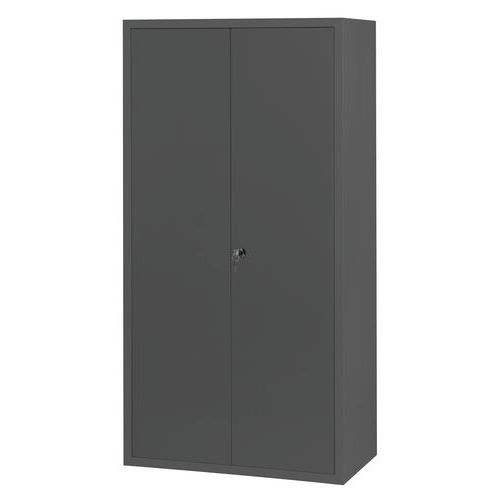 ARMOIRE PENDERIE-RANGEMENT L1200 CORPS ANTHRACITE PORTES ANTHRACITE