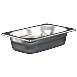 Bac Gastro Inox AISI 304 GN 1/4 Plein H. 65 mm - Gastroland - 3701666002526_0