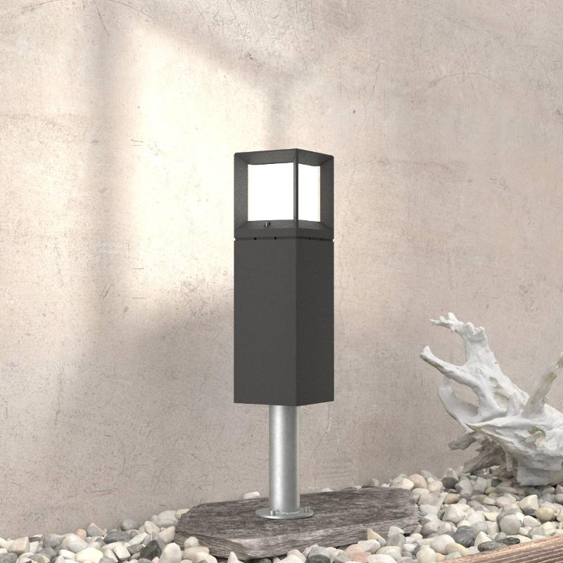 BEGA 84604 - POTELET LED EN GRAPHITE, 3 000 K