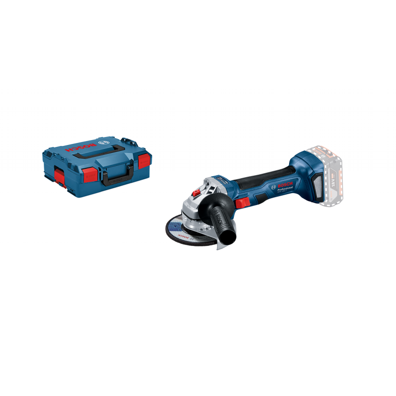 MEULEUSE D'ANGLE GWS 18V-7 (SANS BATTERIE NI CHARGEUR) EN COFFRET L-BOXX - BOSCH - 06019H9002