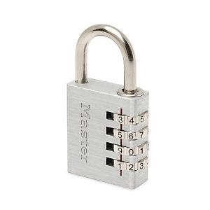 CADENAS À COMBINAISON PROGRAMMABLE ALUMINIUM MASTER LOCK 40 MM