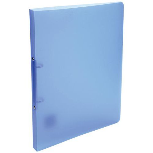 CLASSEUR 2 ANNEAUX 15 MM PP CHROMALINE - A4 - BLEU - EXACOMPTA